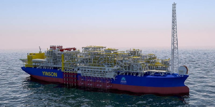 Agogo FPSO готовится к отправке на шельфовый проект Azule Energy в Анголе Agogo Integrated West Hub