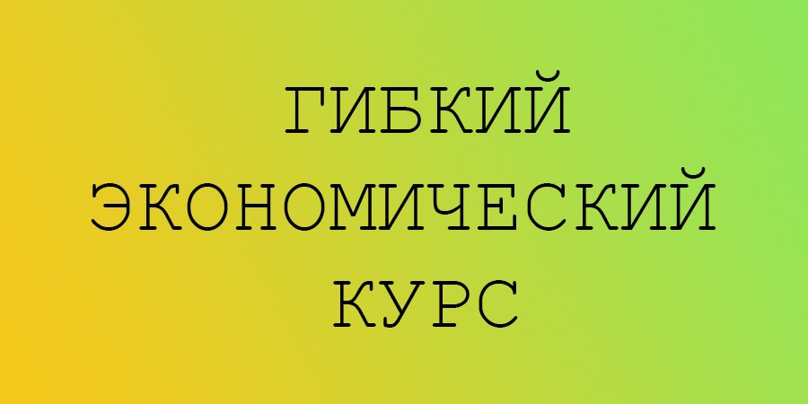 Гибкий экономический курс