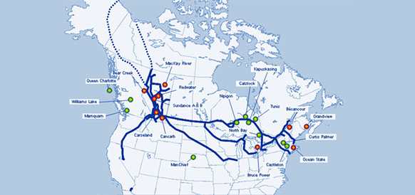 Правительство Канады одобрило расширение системы газопроводов NGTL TransCanada