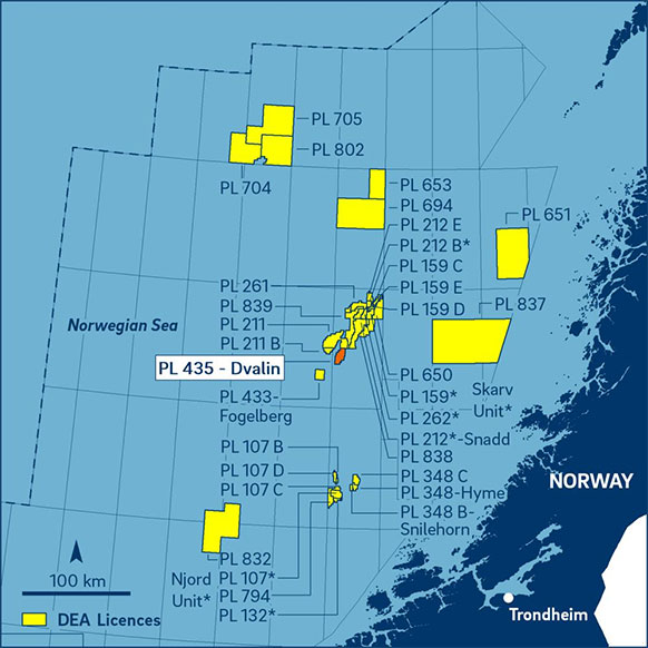 Wintershall Dea begun drilling 4 production wells on the Dvalin gas ...