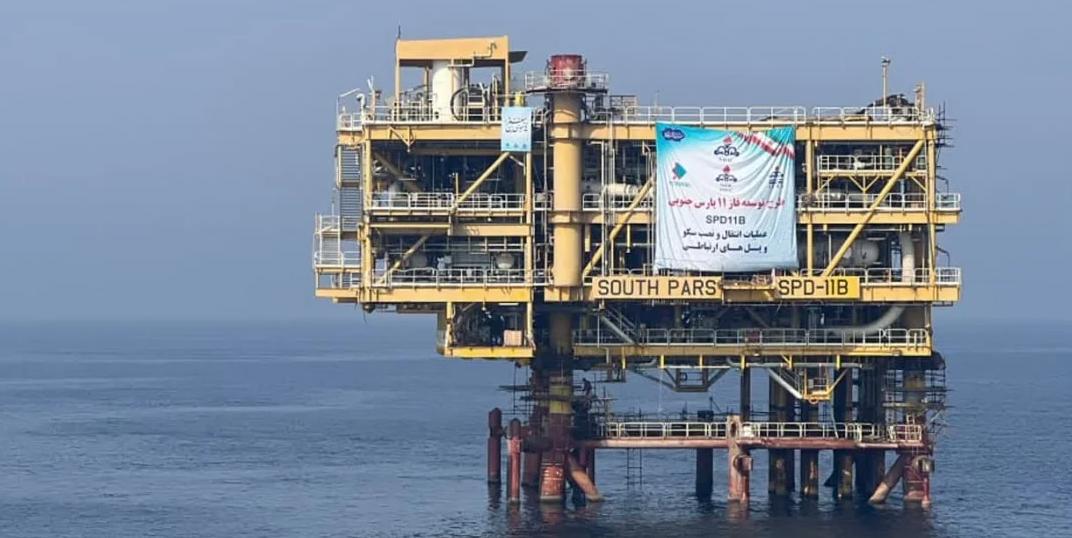 Иран наращивает добычу газа в рамках 13-й фазы месторождения Южный парс 