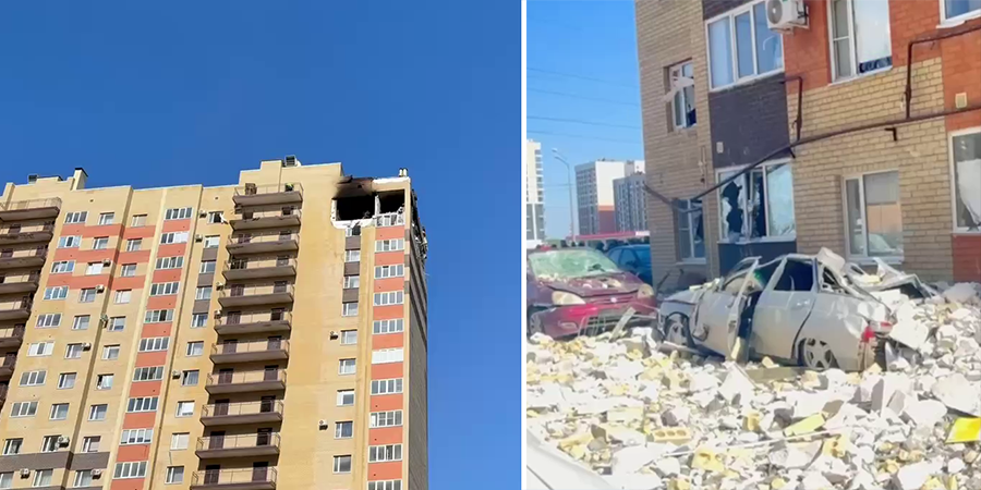 В г. Ставрополь произошел взрыв газа в жилом доме