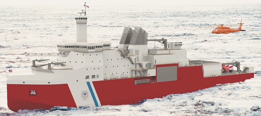 Наконец. Bollinger Shipyards начала резку стали на прототипе Polar Security Cutter