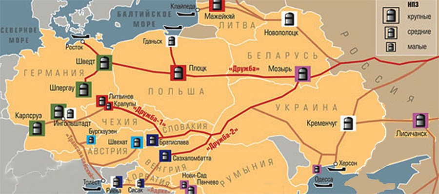 Будем поставлять. А. Новак прокомментировал ситуацию вокруг поставок нефти в Словакию и Венгрию по МНП Дружба