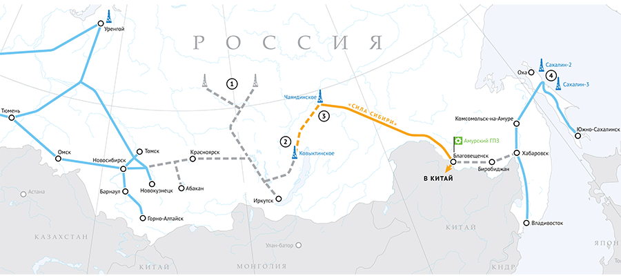 Газпром возобновил прокачку газа по МГП Сила Сибири-1 после ППР