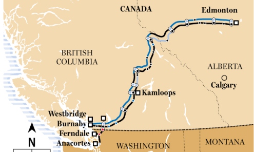 Канада поддержала апелляцию Kinder Morgan по разрешениям на расширение мощностей нефтепровода Trans Mountain