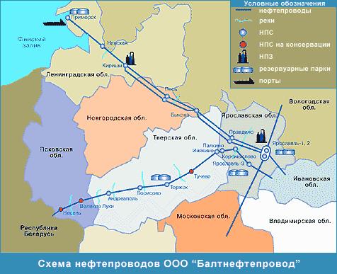 Карта нпс транснефть