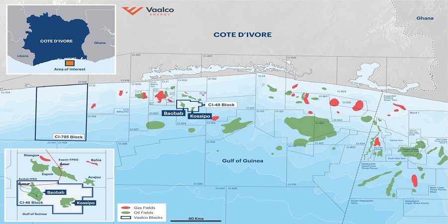 VaalcoEnergy приступает к разработке блока CI-705 на шельфе Кот-д’Ивуара