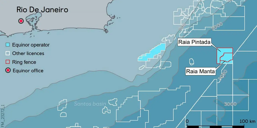 Equinor представила план разработки месторождений Raia Manta и Raia Pintada на шельфе Бразилии