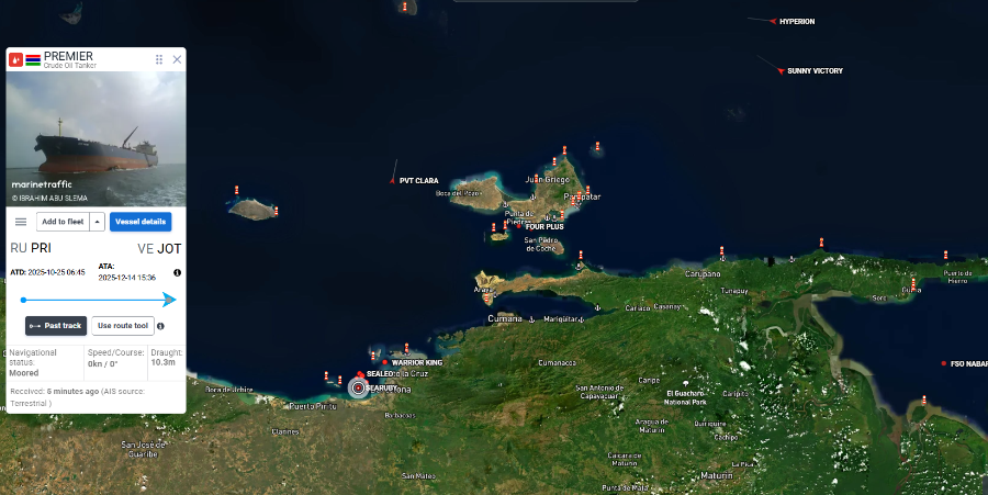 Д. Трамп объявил о блокаде танкеров, направляющихся в Венесуэлу и из страны