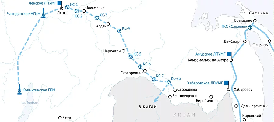 Газпром установил очередной исторический рекорд суточных поставок газа в Китай