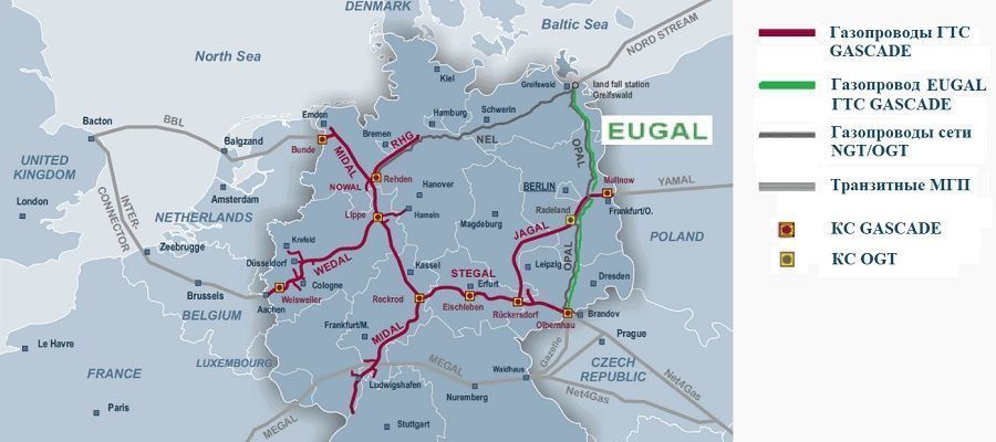 А. Новак: газопровод Opal будут использовать в полном объеме