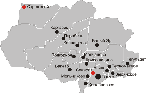 Стрежевой Томская область на карте. Стрежевой город Томская область на карте. Карта Томской области с городами. Карта Томской области с соседними областями.