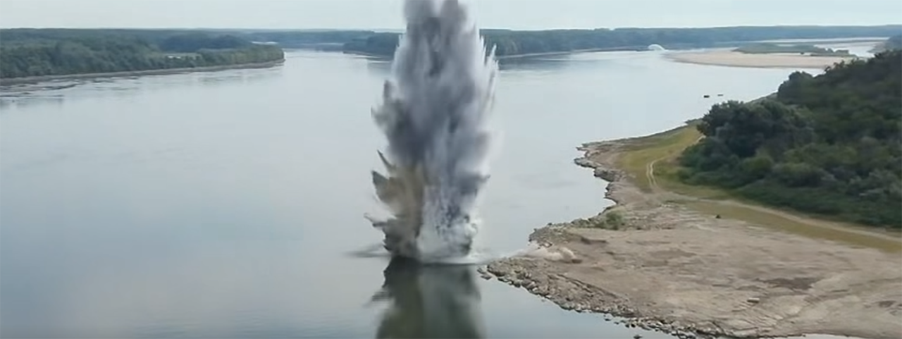 Упорная Пыржоайя. Румынские военные все-таки взорвали подводную скалу, мешавшую притоку воды к АЭС Чернаводэ