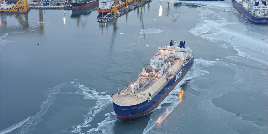 Дождались! Танкер-газовоз Arc7 Алексей Косыгин, построенный ССК Звезда для Арктик СПГ-2, передан заказчику