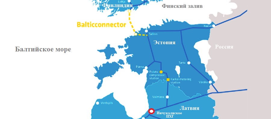 Эстония нашла нового поставщика природного газа на фоне перекрытия МГП Balticconnector 