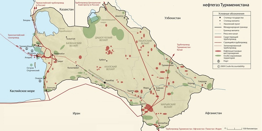 Лукавая статистика. Добыча газа в Туркменистане в 2024 г. снизилась на 3,7%, нефти - на 0,4%