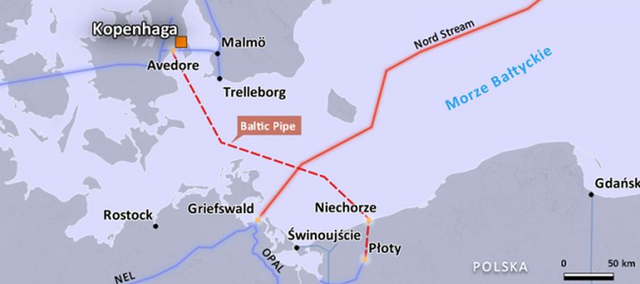 Дания выдала первое разрешение на прокладку газопровода Baltic Pipe 