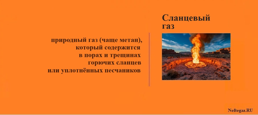 Сланцевый газ
Сланцевый газ