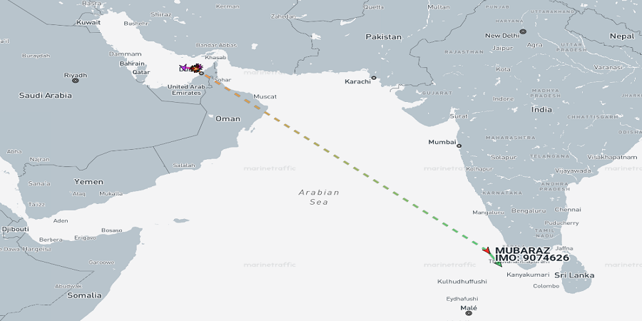 СПГ-танкер эмиратской ADNOC пересек Ормузский пролив
