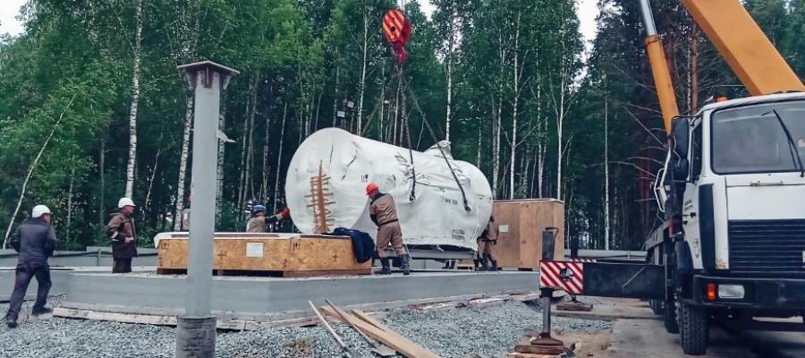 На комплексе по производству СПГ Тобольск идет установка основного оборудования