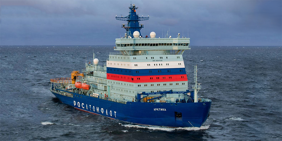 Арктика идет в Арктику. Головной ледокол ЛК-60 возвращает в Мурманск после техобслуживания на Балтийском заводе