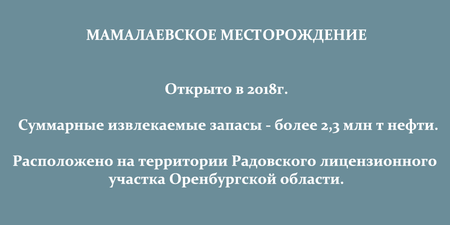 Мамалаевское месторождение