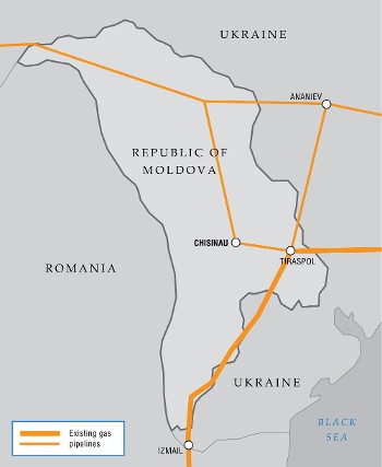 Румынские поставки газа в Молдавию по газопроводу Яссы-Унгены начнутся в сентябре 2014 г