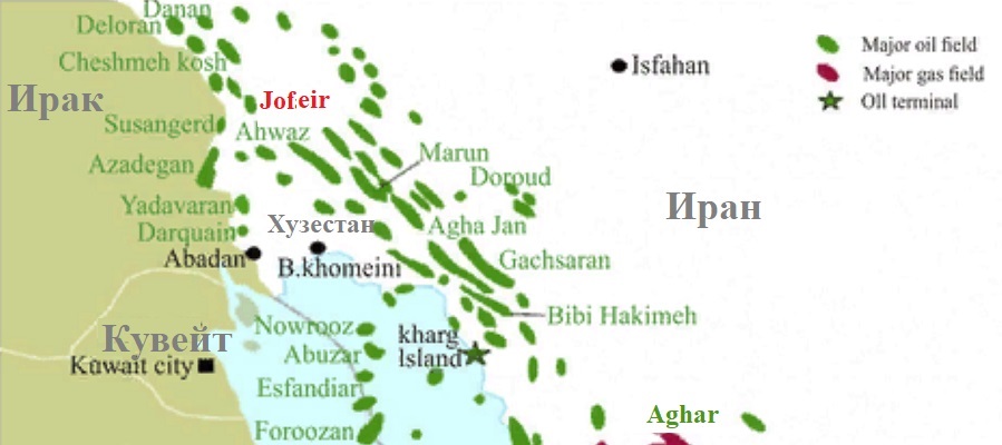1 этап. Иран начинает промышленную разработку 2 новых нефтяных месторождений с ожидаемой добычей 74 тыс. барр. в сутки