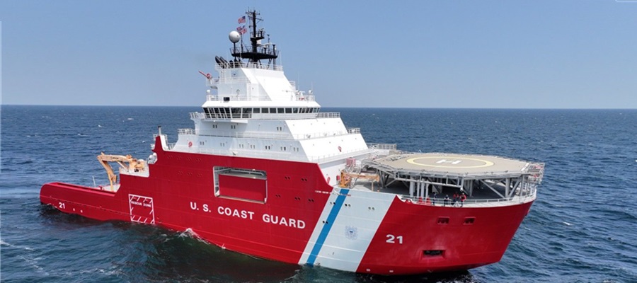 Ледокольное судно USCGC Storis (WAGB 21) Береговой охраны США вышло в первое плавание из Паскагулы, штат Миссисипи