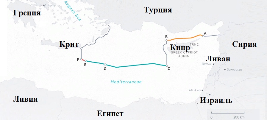 Карта границы турции и греции