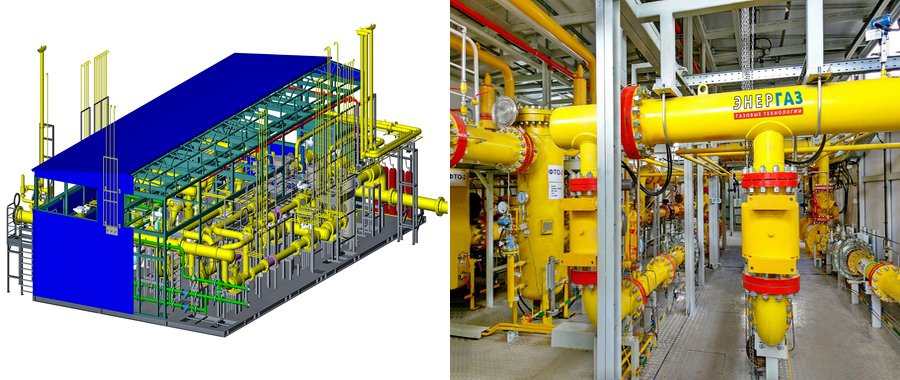 Многоблочная установка газоподготовки