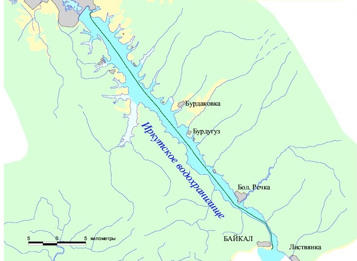 Карта турбазы китой