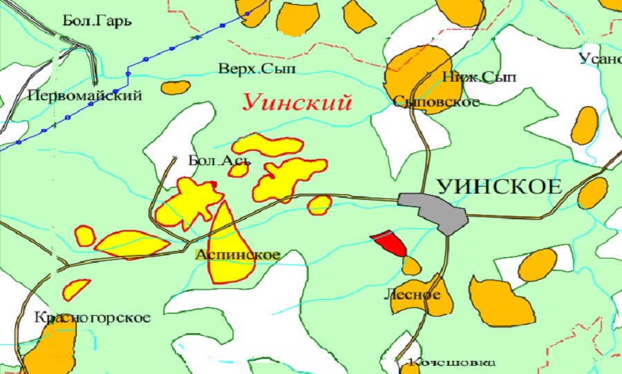 Карта месторождений коми лукойл