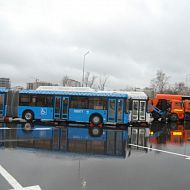 Открытие АГНКС Газпрома в Москве 16.11.2017 г