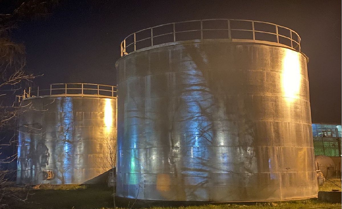 Пневматическая очистка резервуаров