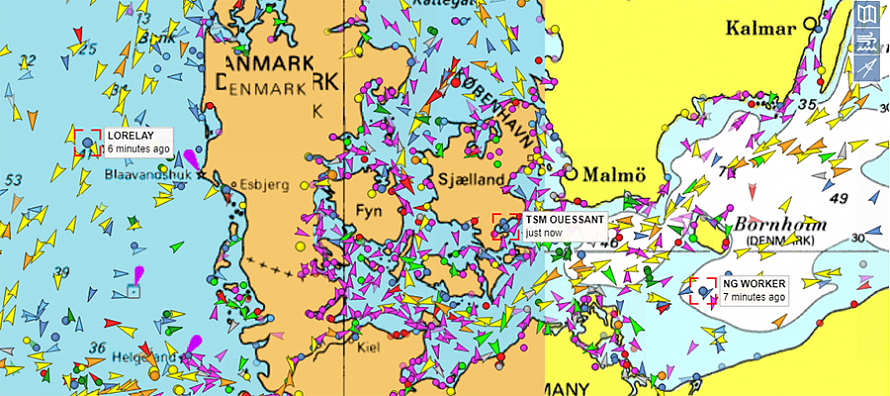 Борнхольм на карте балтийского моря. Карта Балтийского моря у Борнхольма на сегодня подробная.