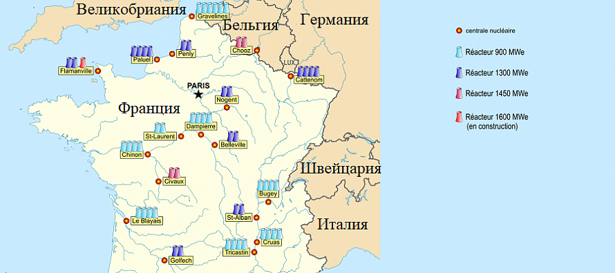 Франция бельгия аэс. АЭС Франции на карте. Атомные электростанции Франции на карте. Атомные станции Франции на карте. АЭС Гравелин Франция на карте.