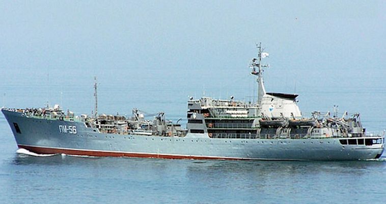 Плавмастерская ПМ-56 возвращается в Севастополь из Средиземного моря