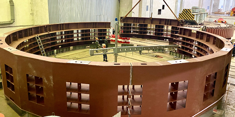 Гидрогенератор рыбинской гэс. Гидрогенератор св 1470/149-104. Турбина гэс тяжмаш. Гидро генератор. Гидрогенератор asea gs 2621.