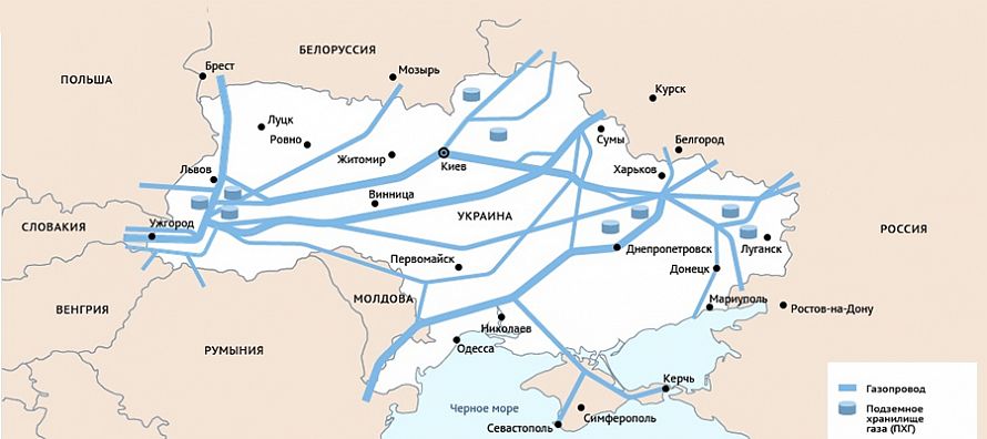 Россия таки будет продавать Украине газ на 100 долл. дешевле до июля