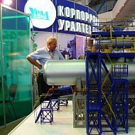 Стенд "Корпорация Уралтехнострой" (9-я Московская выставка "НЕФТЬ и ГАЗ 2007")