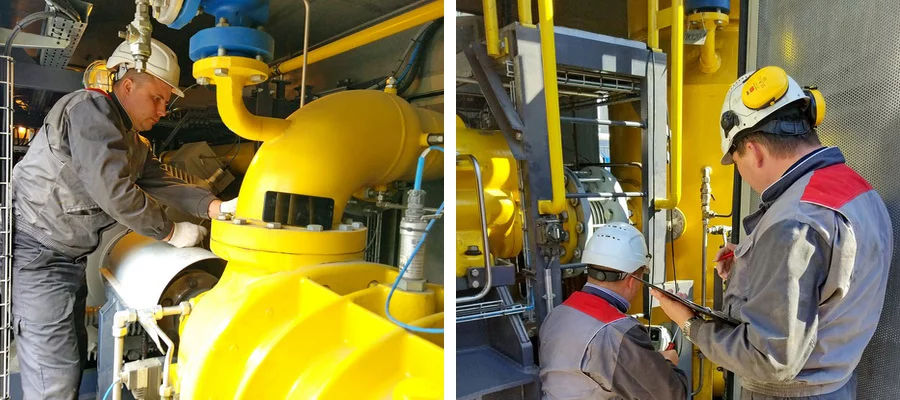 Плановое техобслуживание оборудования газоподготовки на ГТУ-ТЭЦ «Восточная» Плановое техобслуживание оборудования газоподготовки на ГТУ-ТЭЦ «Восточная»
