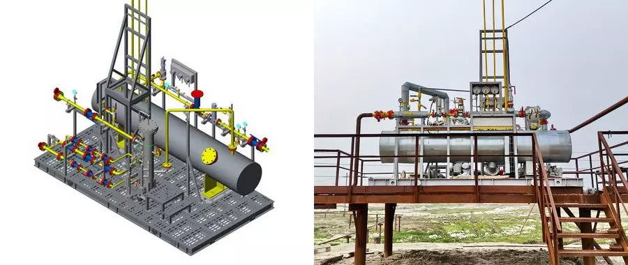 Модуль подготовки топливного газа №1 Модуль подготовки топливного газа №1