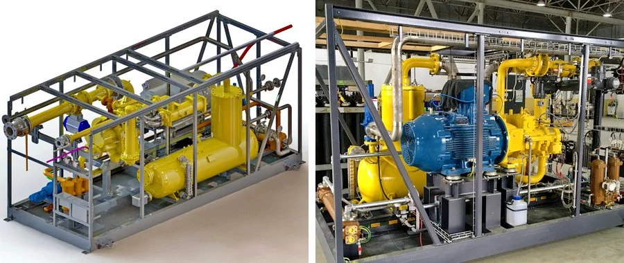 Установки рекуперации отпарного газа выполнены на базе компрессорных технологий Установки рекуперации отпарного газа выполнены на базе компрессорных технологий