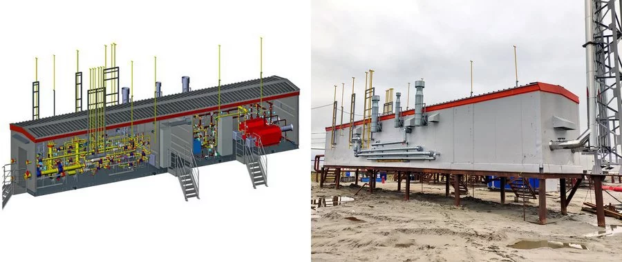 Модуль №2 УПТГ «ЭНЕРГАЗ» для генерирующего оборудования на Харасавэе Модуль №2 УПТГ «ЭНЕРГАЗ» для генерирующего оборудования на Харасавэе