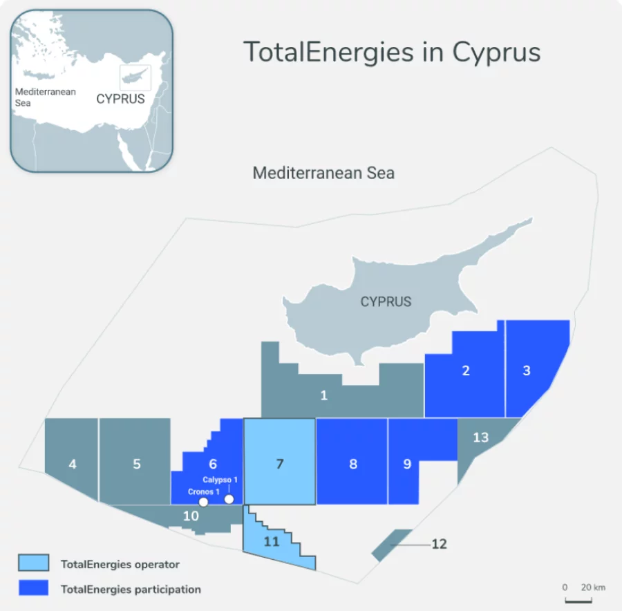 Total Energies и Eni сделали очередное открытие газа на шельфе Кипра