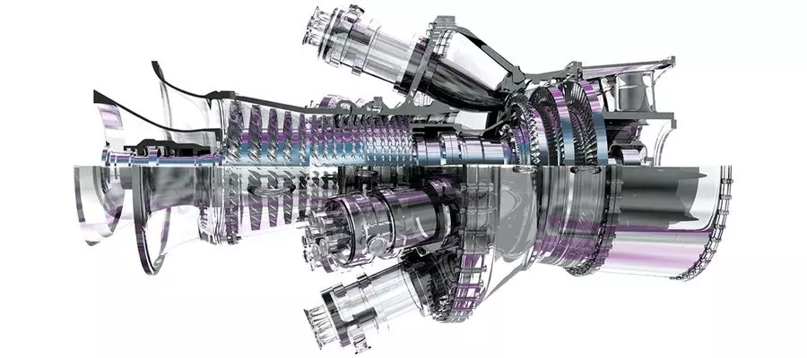 Макет турбины модельного ряда 6F Макет турбины модельного ряда 6F